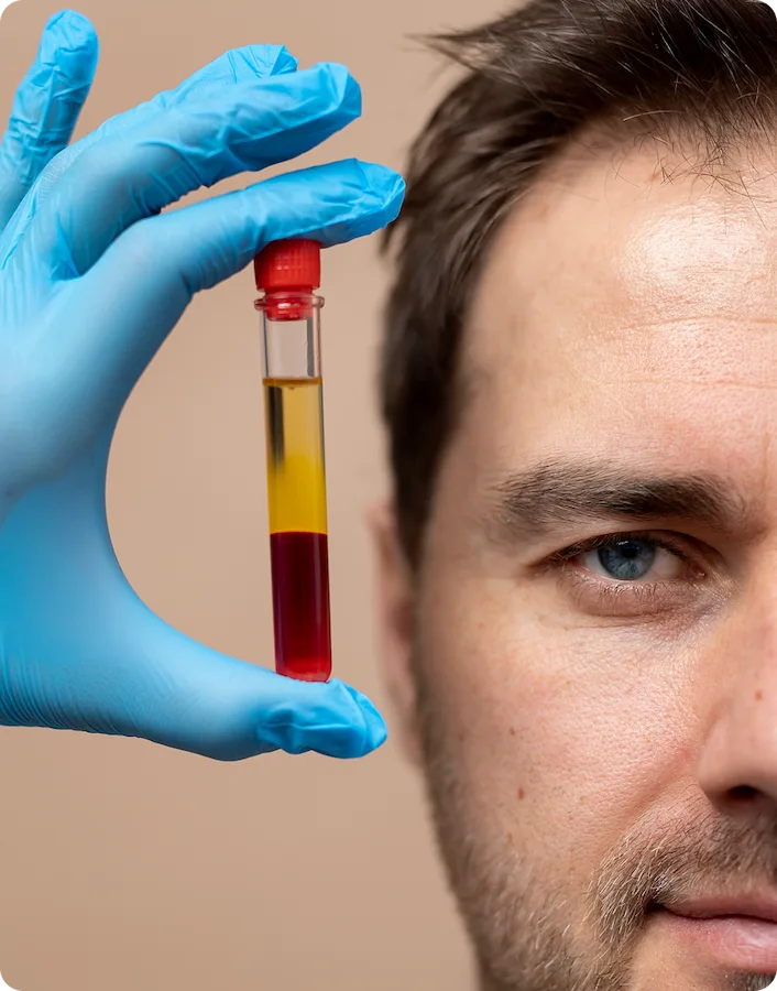 smiley-man-hand-holding-prp-vial