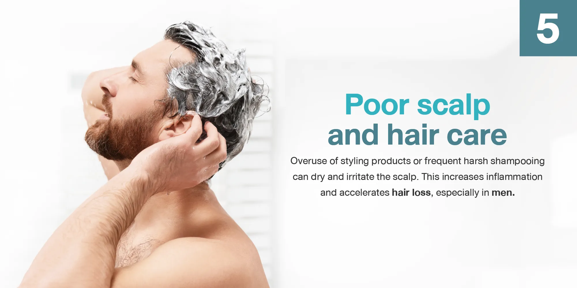 Poor scalp and hair care