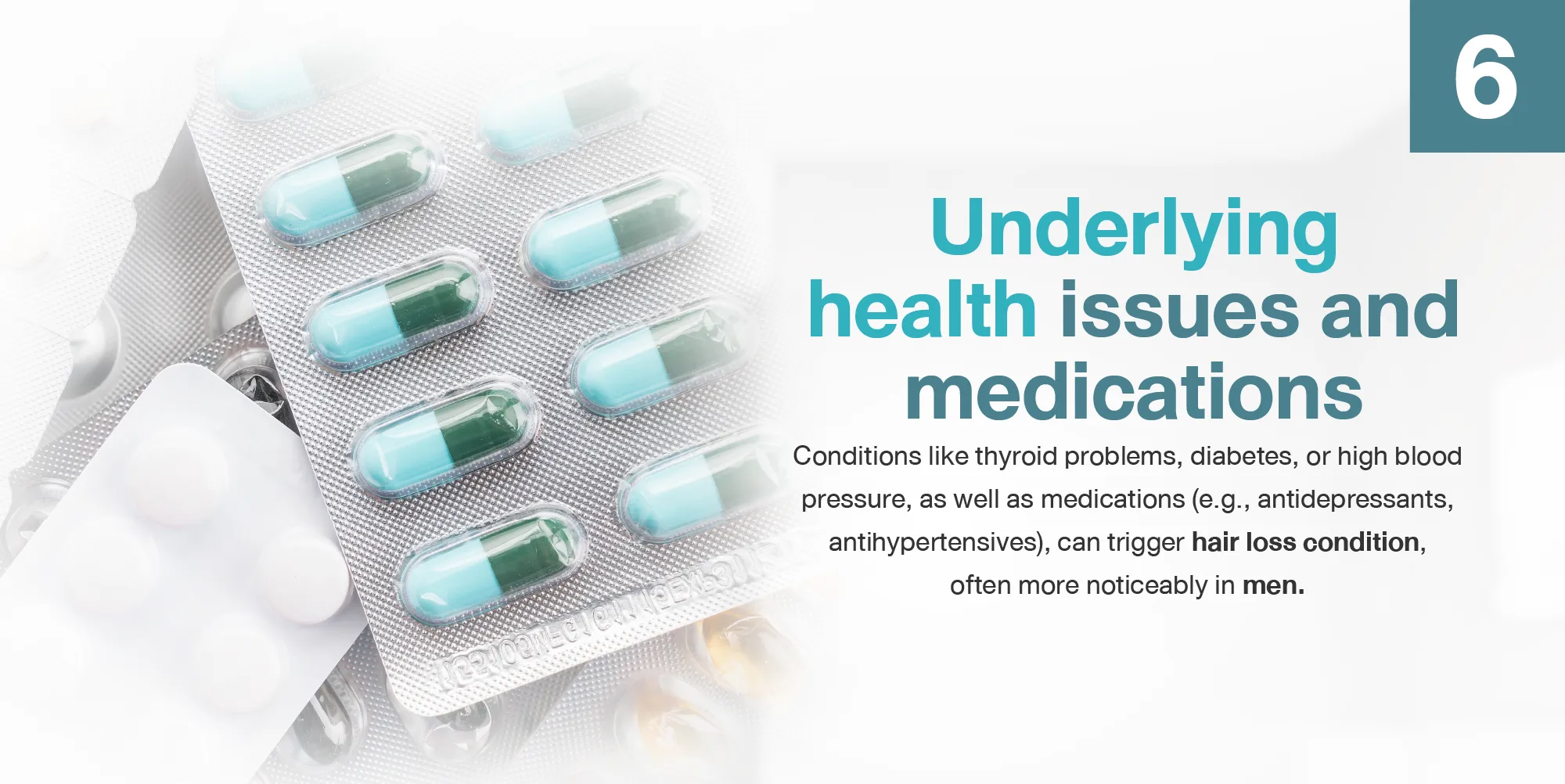Underlying health issues and medications