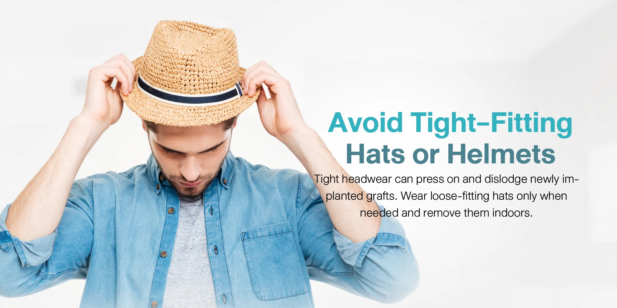 Avoid Tight-Fitting Hats or Helmets