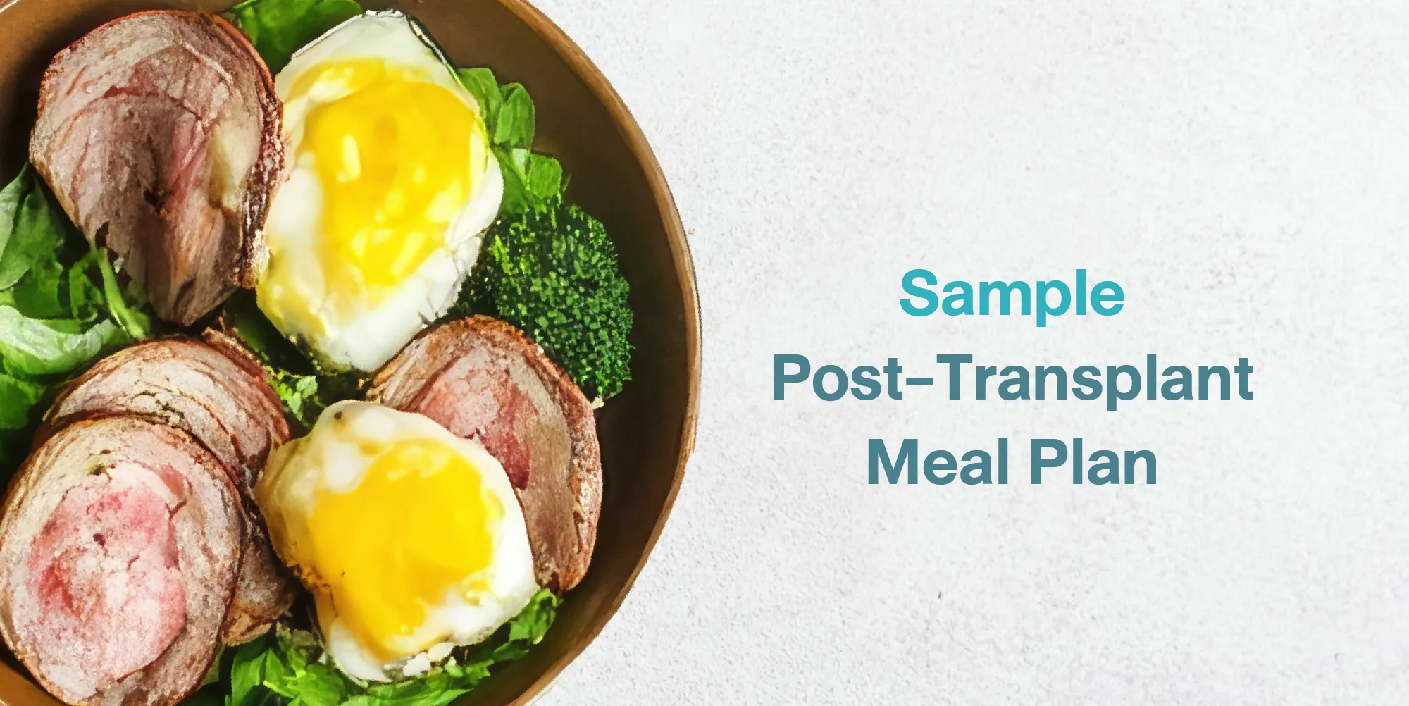 Sample Post-Transplant Meal Plan