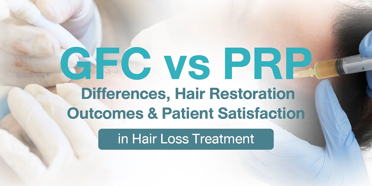 GFC vs PRP Differences, Hair Restoration Outcomes & Patient Satisfaction in Hair Loss Treatment