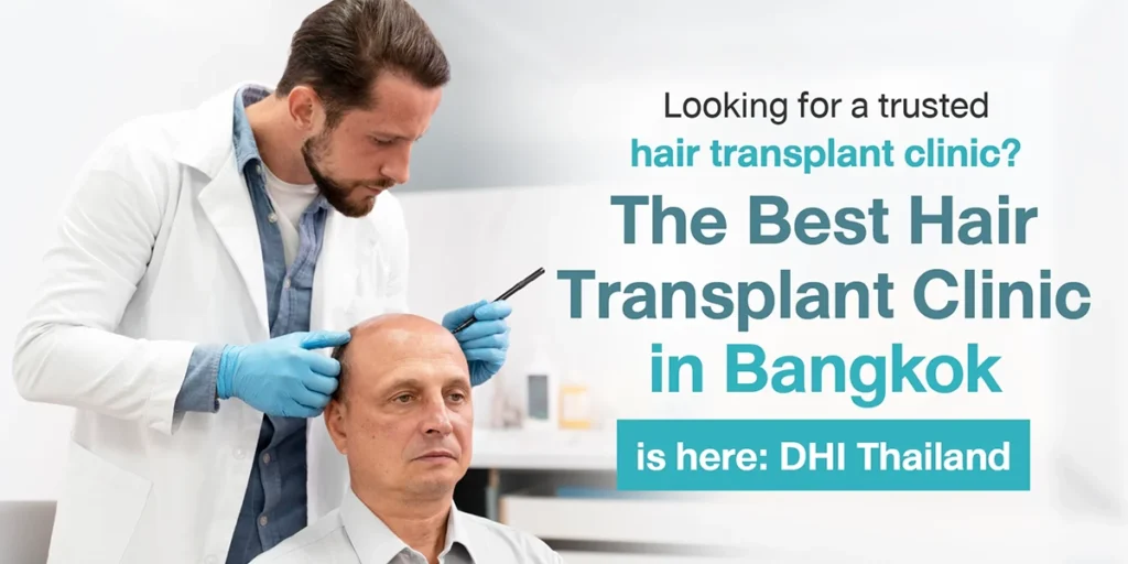 Looking for a trusted hair transplant clinic The Best Hair Transplant Clinic in Bangkok is here DHI Thailand
