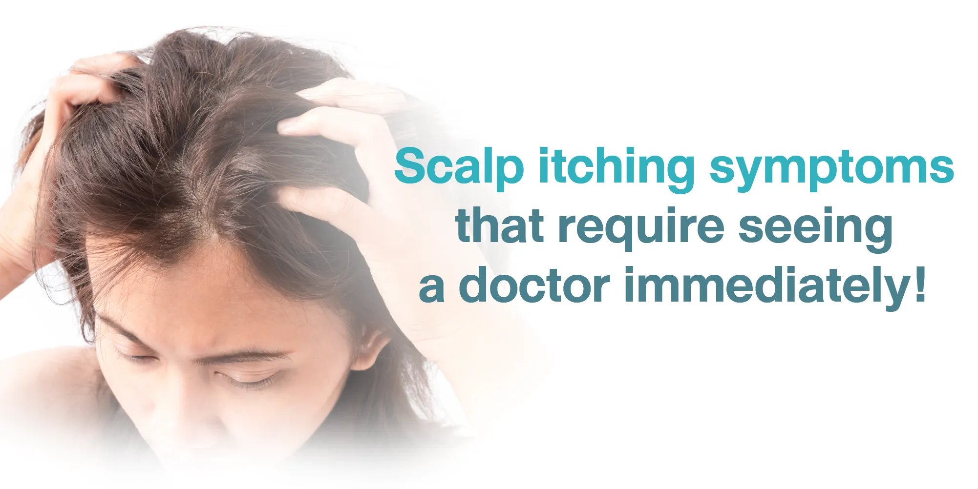 Scalp itching symptoms that require seeing a doctor immediately