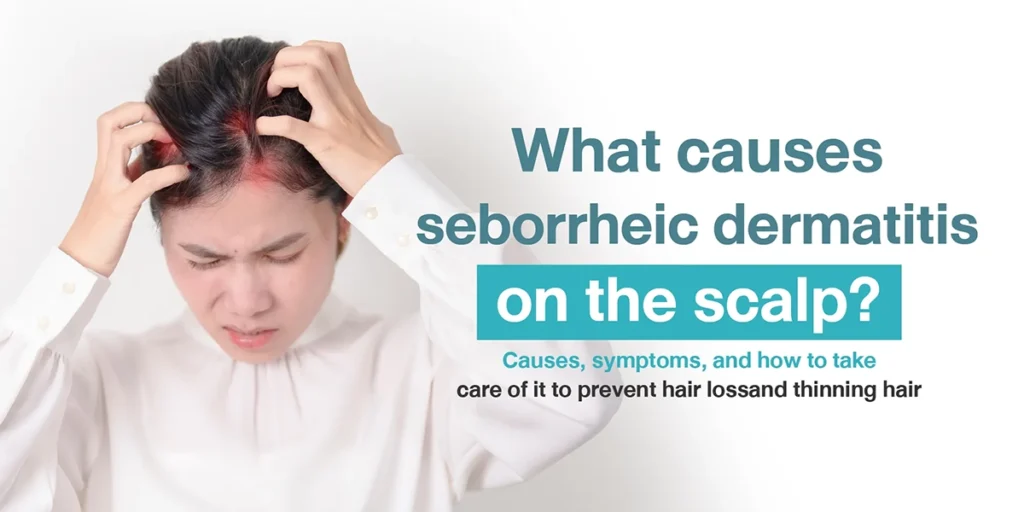 What causes seborrheic dermatitis on the scalp Causes, symptoms, and how to take care of it to prevent hair loss and thinning hair