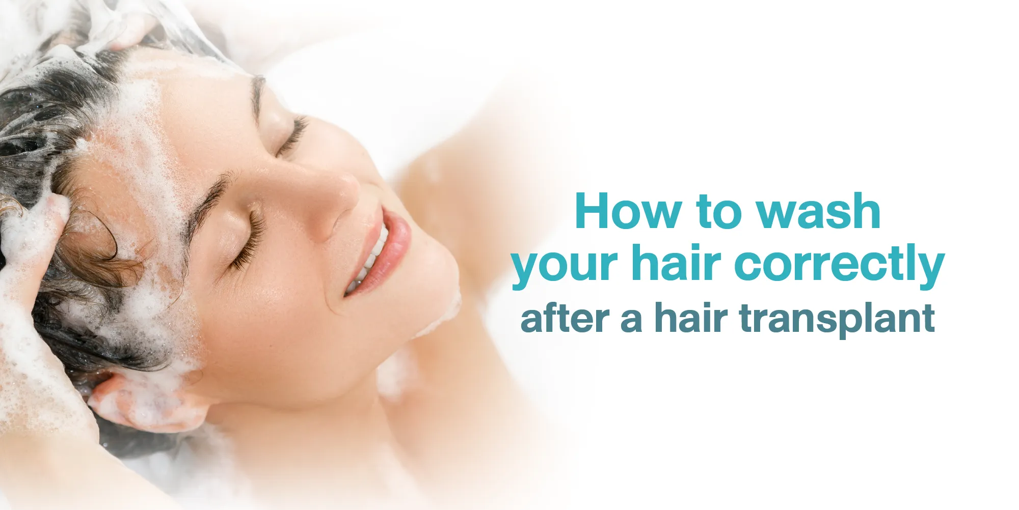 How to wash your hair correctly after a hair transplant