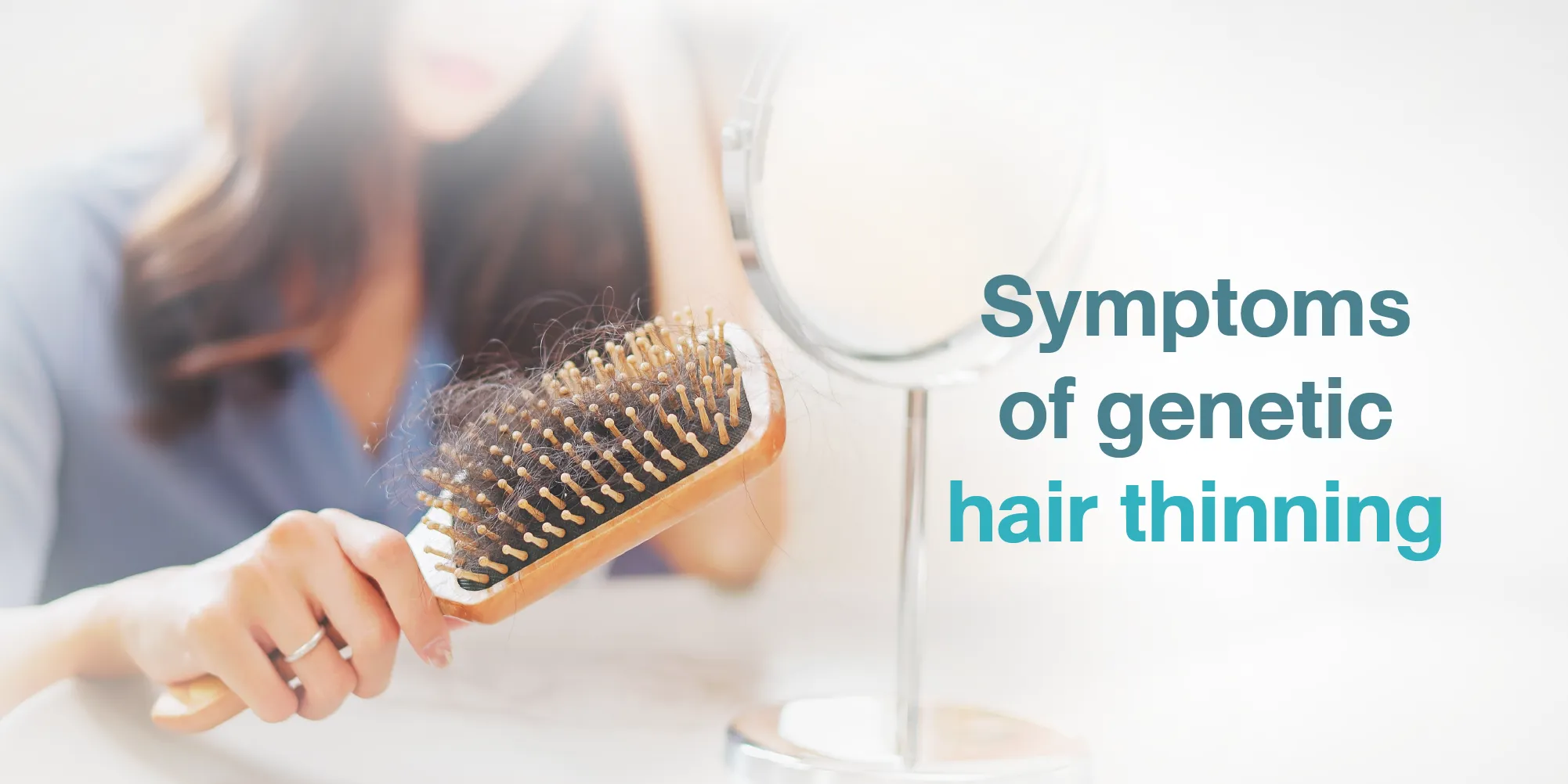 Symptoms of genetic hair thinning